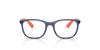 [Clear Lenses, Polished Blue On Orange Frame]