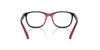 [Clear Lenses, Polished Black On Red Frame]