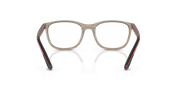 Clear Lenses, Polished Transparent Brown On Green Frame