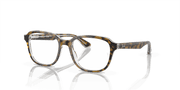 Clear Lenses, Polished Havana On Transparent Frame