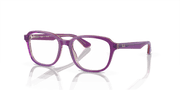 Demo Lens Lenses, Polished Top Purple & Pink & Beige Frame