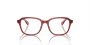 Clear Lenses, Polished Top Red & Violet & Orange Frame