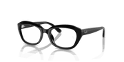 Clear Lenses, Polished Black Frame