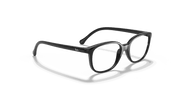 Clear Lenses, Polished Black Frame