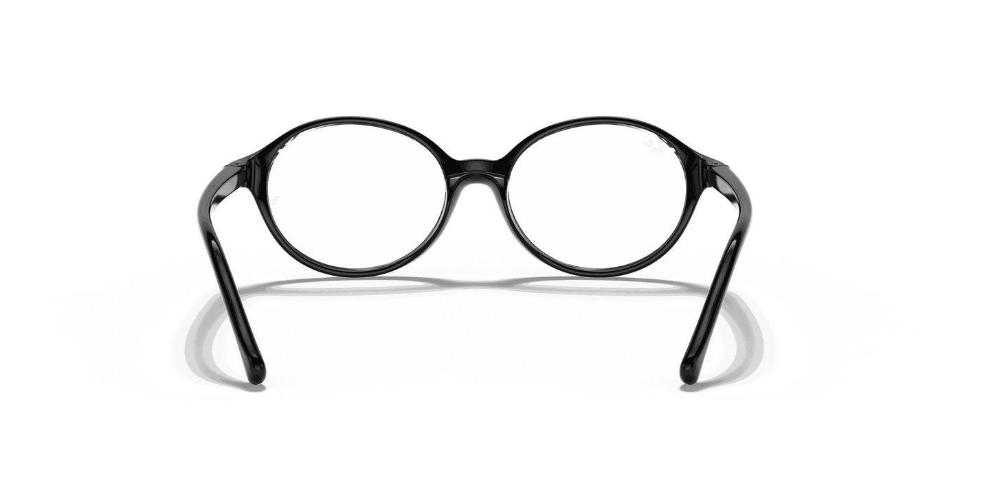 [Clear Lenses, Polished Black Frame]