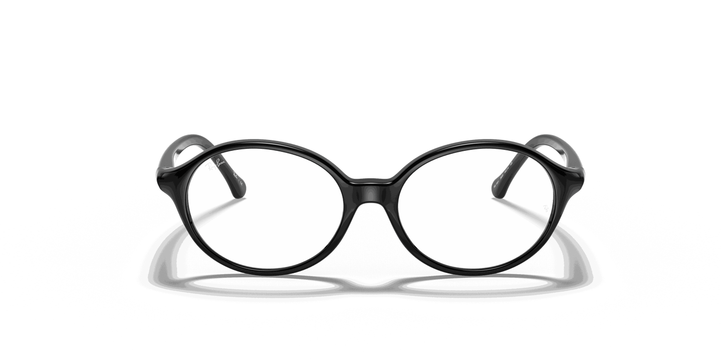 [Clear Lenses, Polished Black Frame]