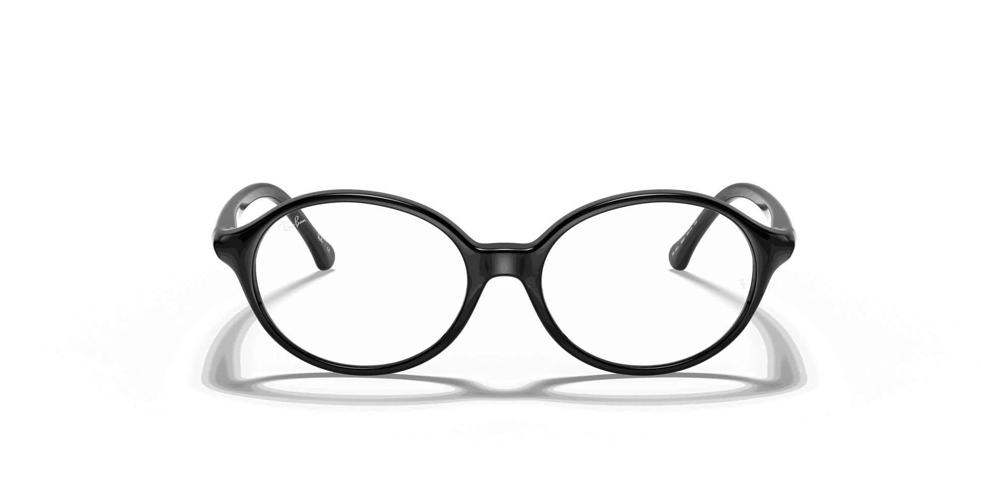 [Clear Lenses, Polished Black Frame]