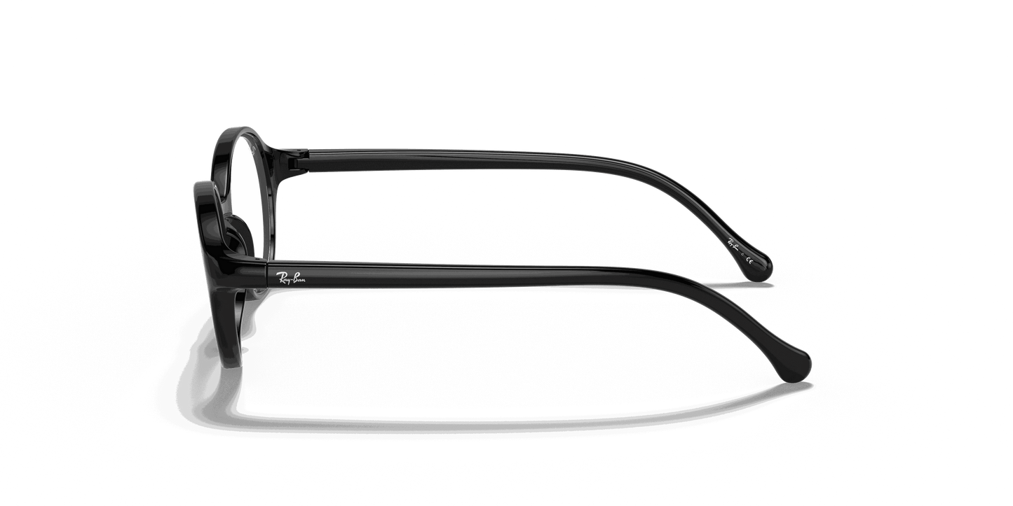 [Clear Lenses, Polished Black Frame]