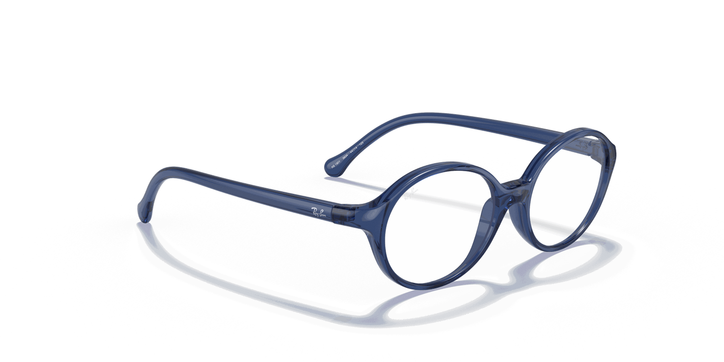 [Clear Lenses, Polished Transparent Blue Frame]