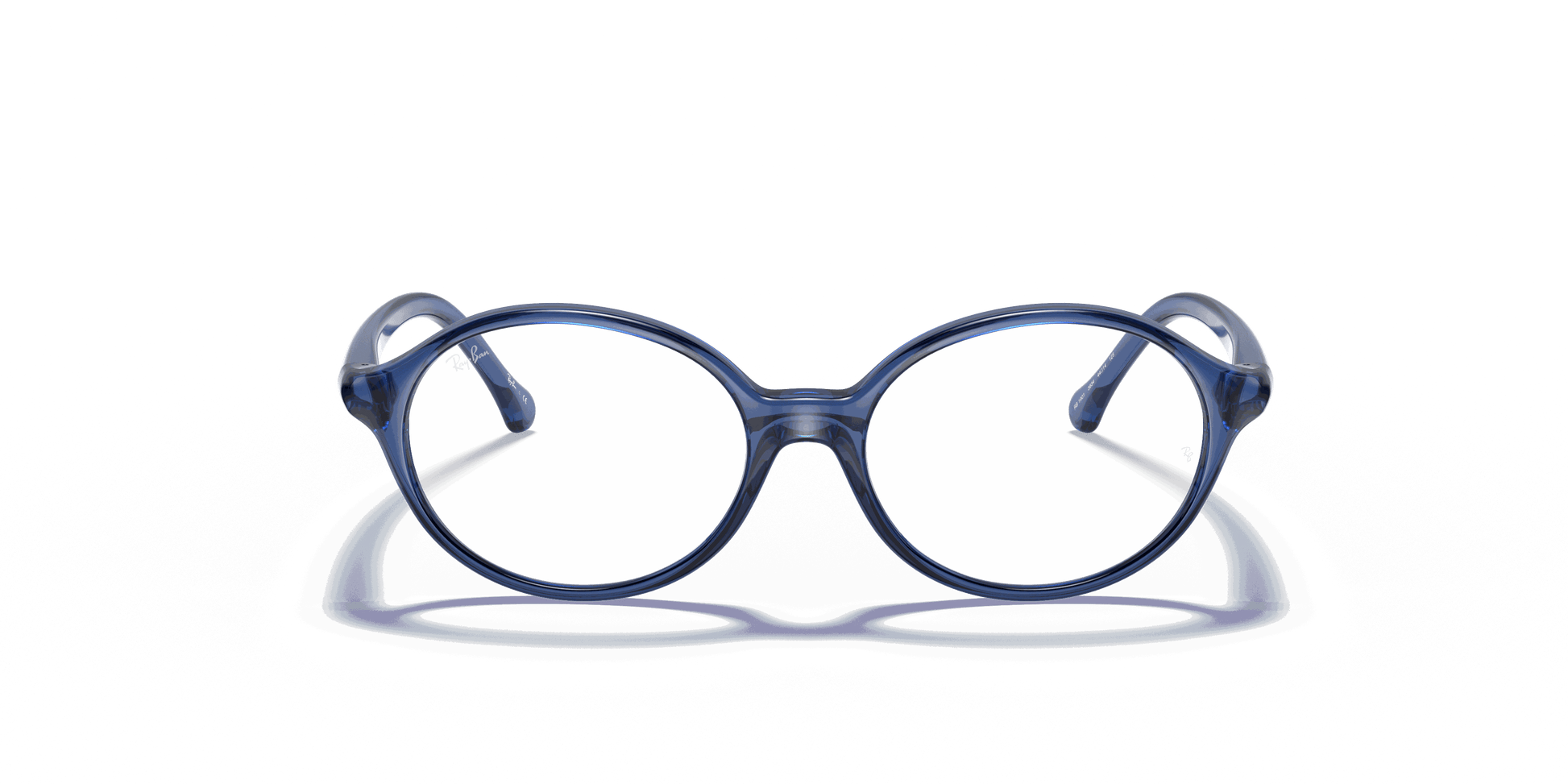 [Clear Lenses, Polished Transparent Blue Frame]
