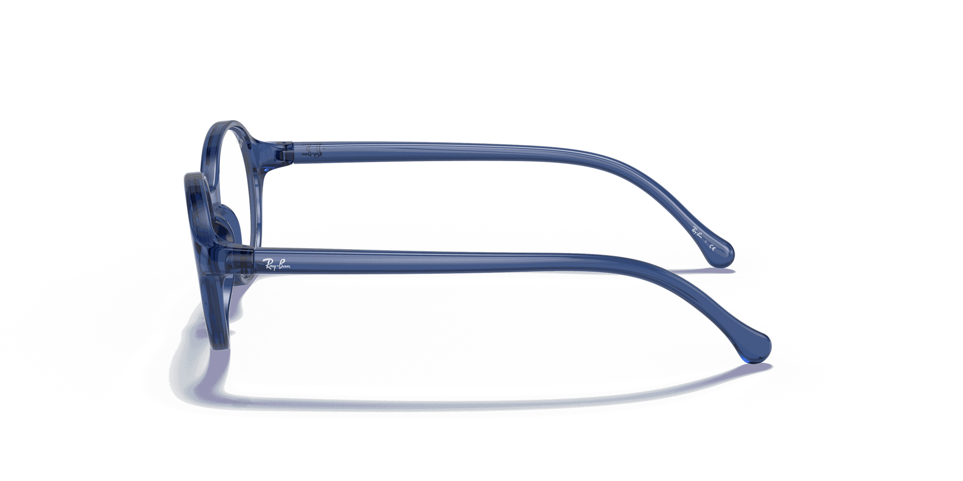 [Clear Lenses, Polished Transparent Blue Frame]