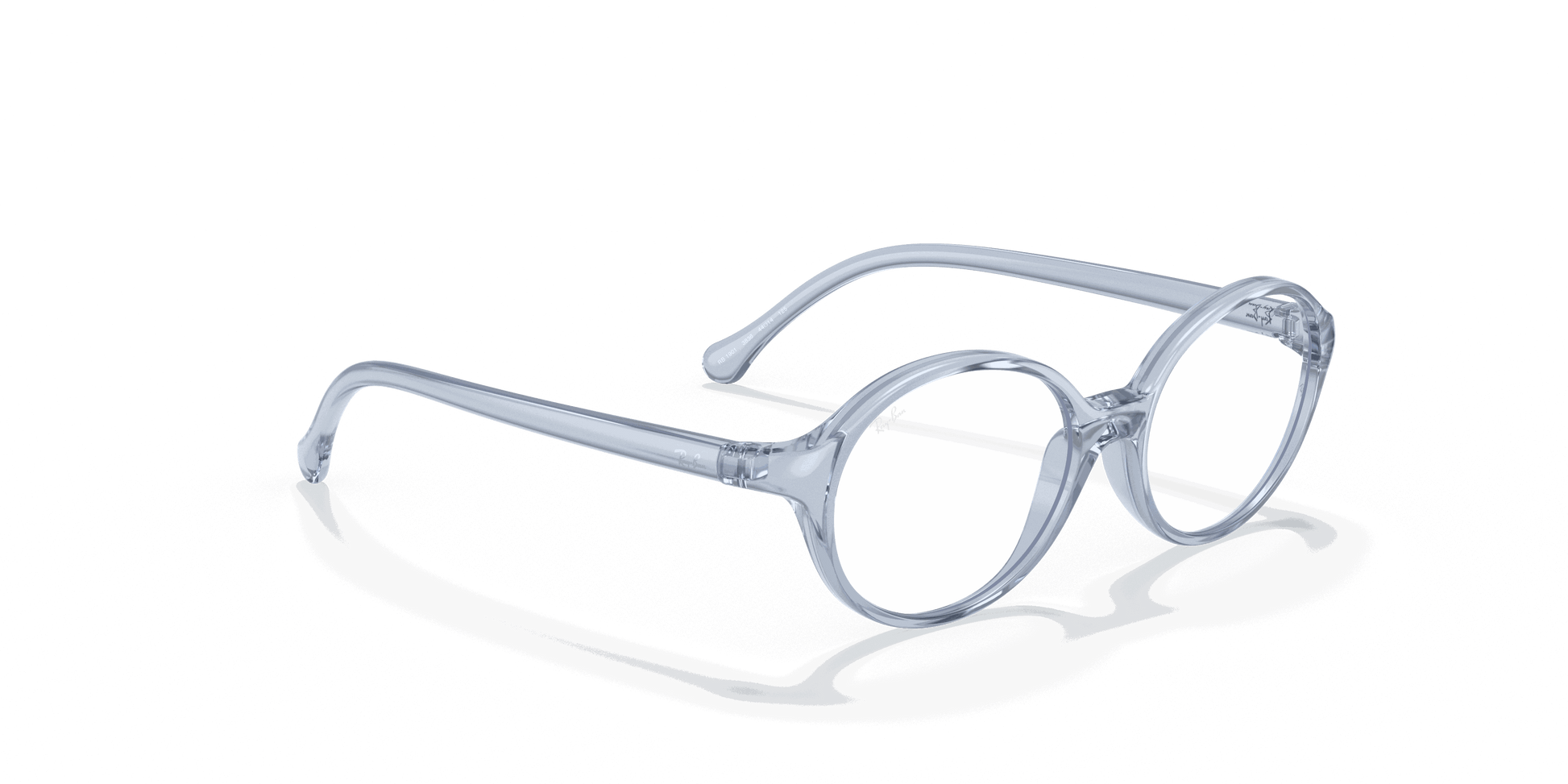 [Clear Lenses, Polished Transparent Light Blue Frame]