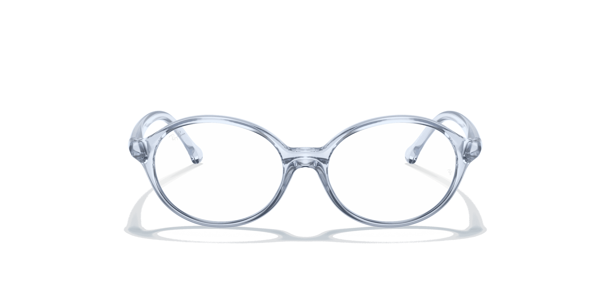 [Clear Lenses, Polished Transparent Light Blue Frame]