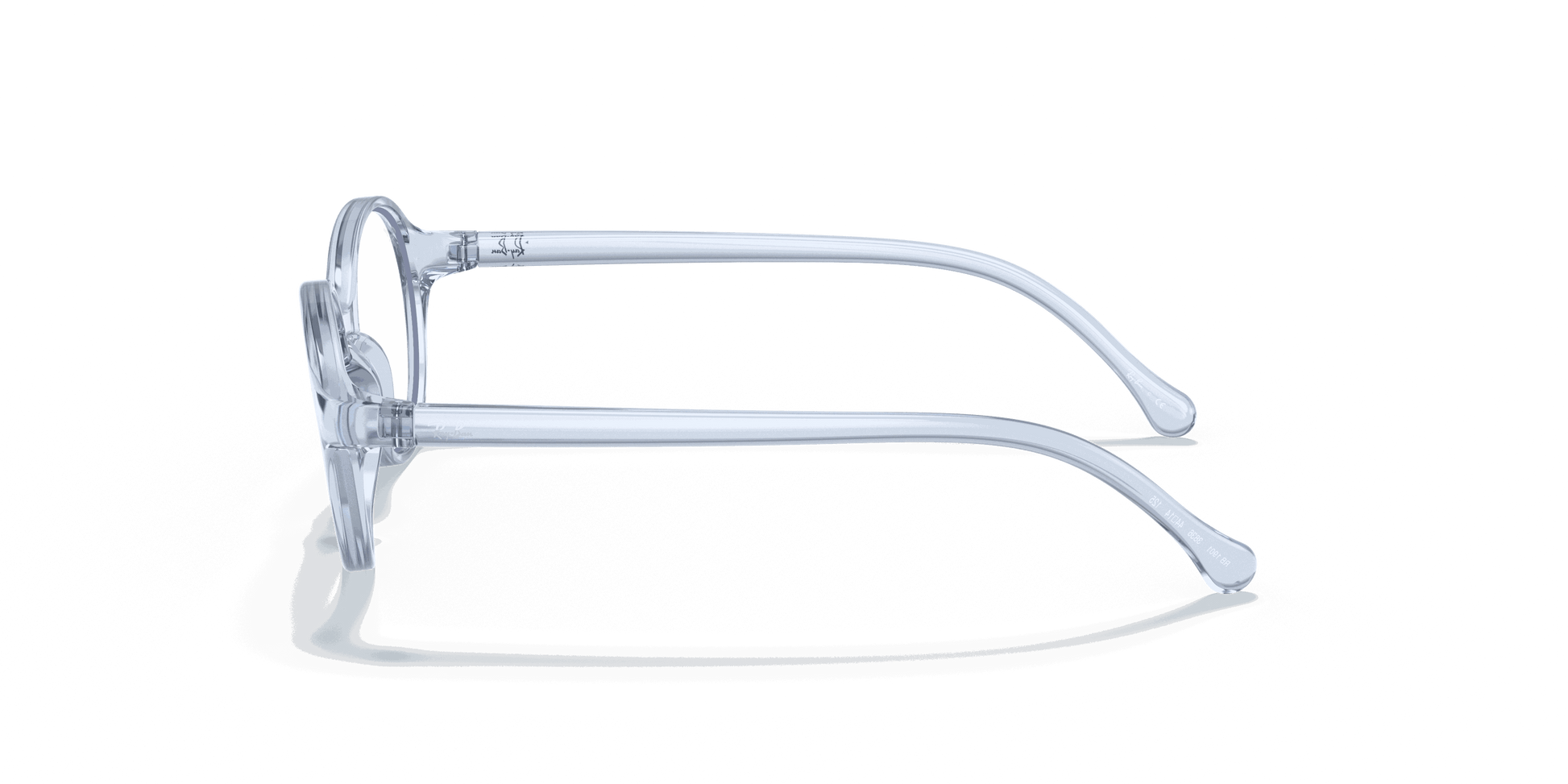 [Clear Lenses, Polished Transparent Light Blue Frame]