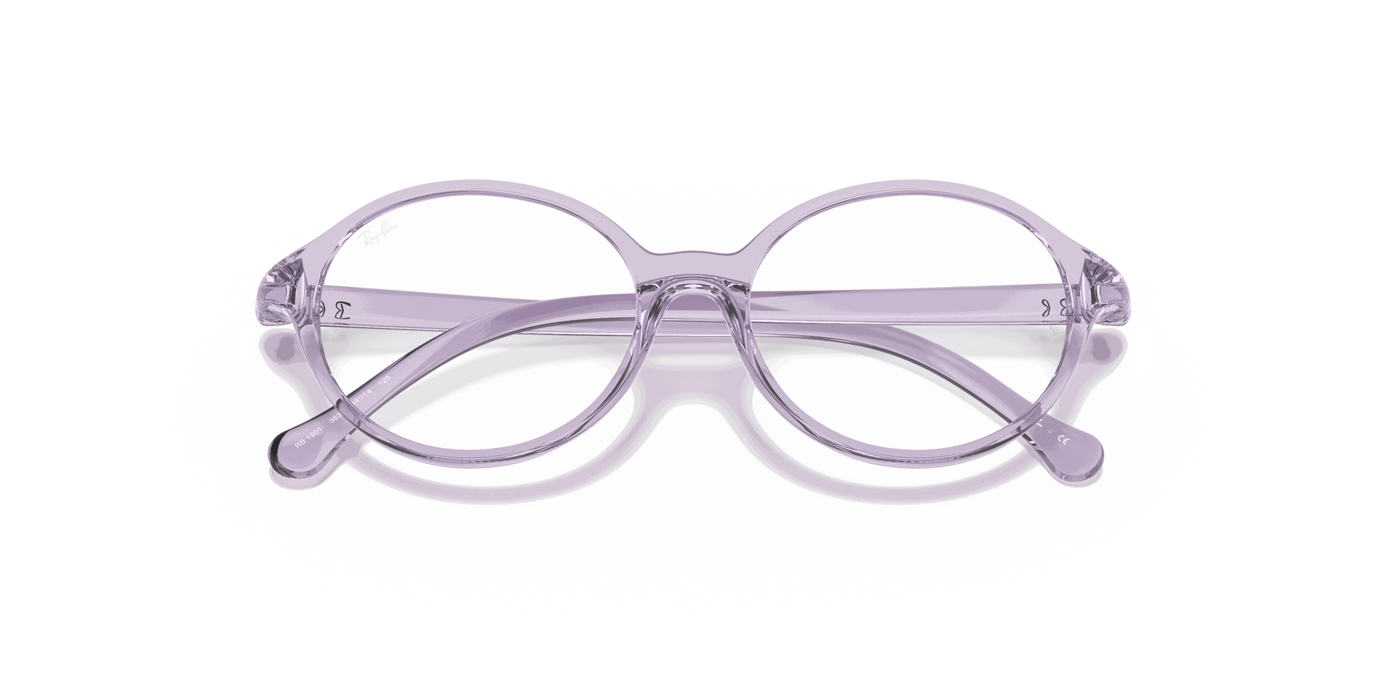 [Clear Lenses, Polished Transparent Violet Frame]