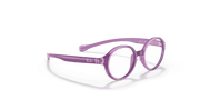 Clear Lenses, Polished Violet Frame