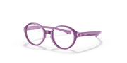 Clear Lenses, Polished Violet Frame