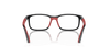 [Clear Lenses, Polished Black On Red Frame]