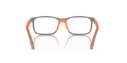 Clear Lenses, Polished Grey On Orange Frame