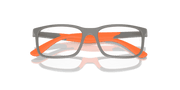 Clear Lenses, Polished Grey On Orange Frame