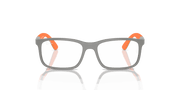 Clear Lenses, Polished Grey On Orange Frame