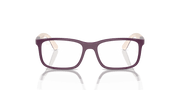 Clear Lenses, Polished Purple On Light Brown Frame