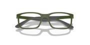 Clear Lenses, Polished Green On Grey Frame