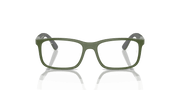 Clear Lenses, Polished Green On Grey Frame