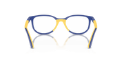 Clear Lenses, Polished Blue On Yellow Frame