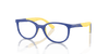 [Clear Lenses, Polished Blue On Yellow Frame]