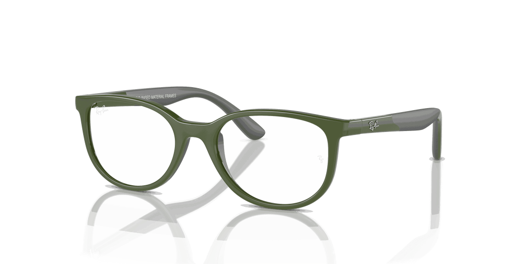 [Clear Lenses, Polished Green On Grey Frame]