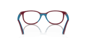 Clear Lenses, Polished Bordeaux On Blue Frame