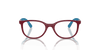 [Clear Lenses, Polished Bordeaux On Blue Frame]