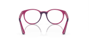 Clear Lenses, Polished Fuchsia On Violet Frame