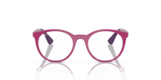 Clear Lenses, Polished Fuchsia On Violet Frame