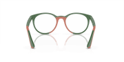 Clear Lenses, Polished Green On Pink Frame