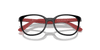 [Clear Lenses, Polished Black On Red Frame]