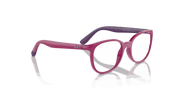 Clear Lenses, Polished Fuchsia On Violet Frame