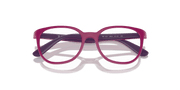 Clear Lenses, Polished Fuchsia On Violet Frame