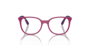 Clear Lenses, Polished Fuchsia On Violet Frame