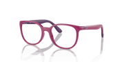 Clear Lenses, Polished Fuchsia On Violet Frame