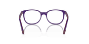 Clear Lenses, Polished Violet On Bordeaux Frame