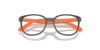 [Clear Lenses, Polished Dark Grey On Orange Frame]