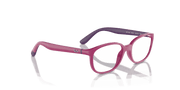 Clear Lenses, Polished Fuchsia On Violet Frame