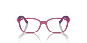 Clear Lenses, Polished Fuchsia On Violet Frame