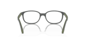 Clear Lenses, Polished Dark Grey On Green Frame