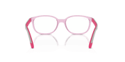 Clear Lenses, Polished Transparent Pink Frame