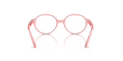 Clear Lenses, Polished Transparent Light Pink Frame