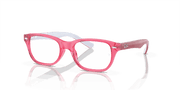 Demo Lens Lenses, Polished Transparent Pink Frame