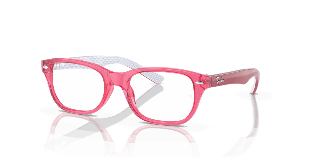 [Demo Lens Lenses, Polished Transparent Pink Frame]